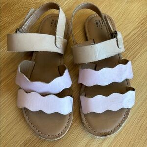 GAP Kids Tan and Light Pink Sandals
